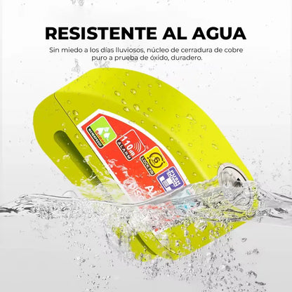 CANDADO PARA MOTOS | Protección con alarma integrada, Tu moto segura en segundos🔐