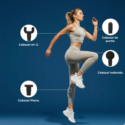 PISTOLA DE MASAJE FASCIAL | Recuperación Precisa y Potente en Tus Manos 💪🏽